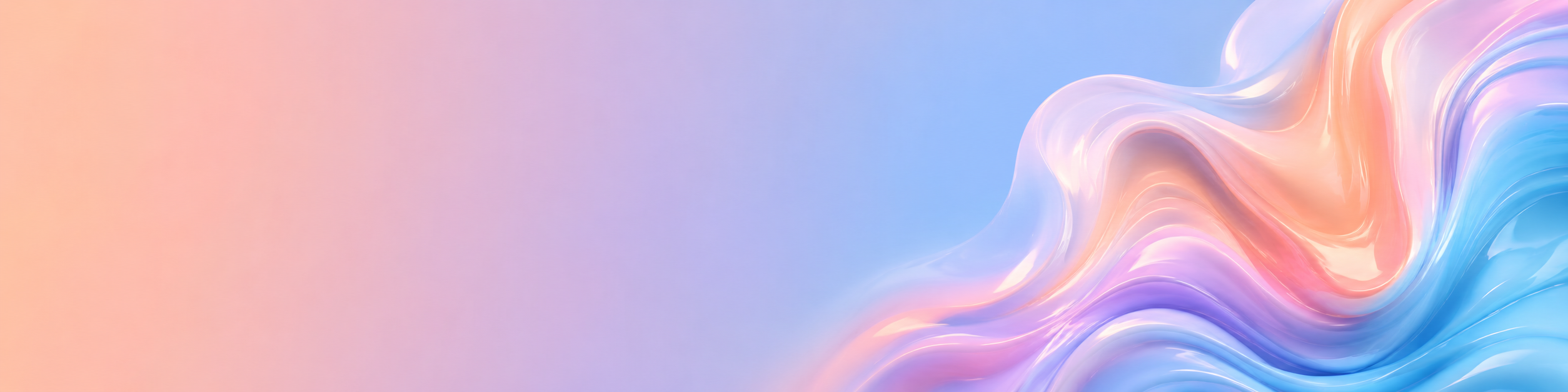 Pastel Fluidity cool LinkedIn banner