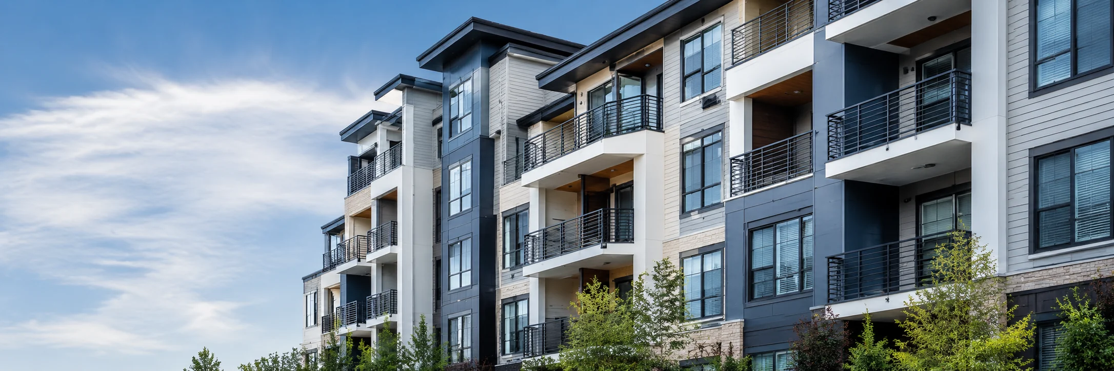 Apartment Building LinkedIn Background LinkedIn background profile building