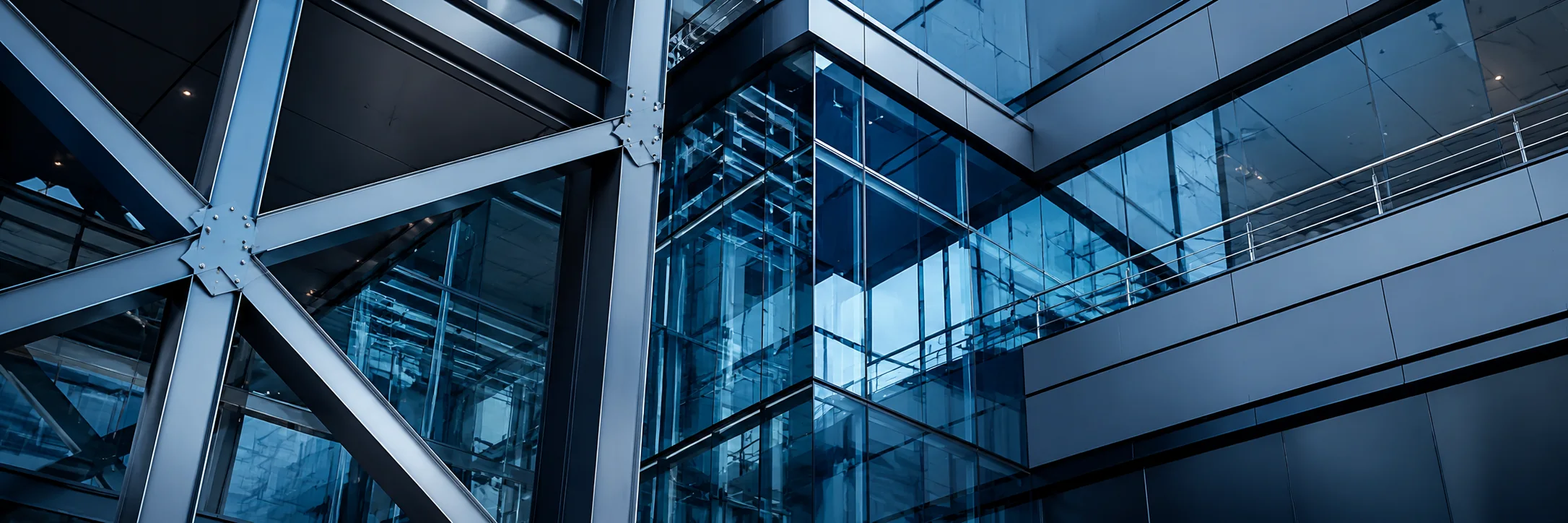 Steel And Glass Building Background LinkedIn background profile building