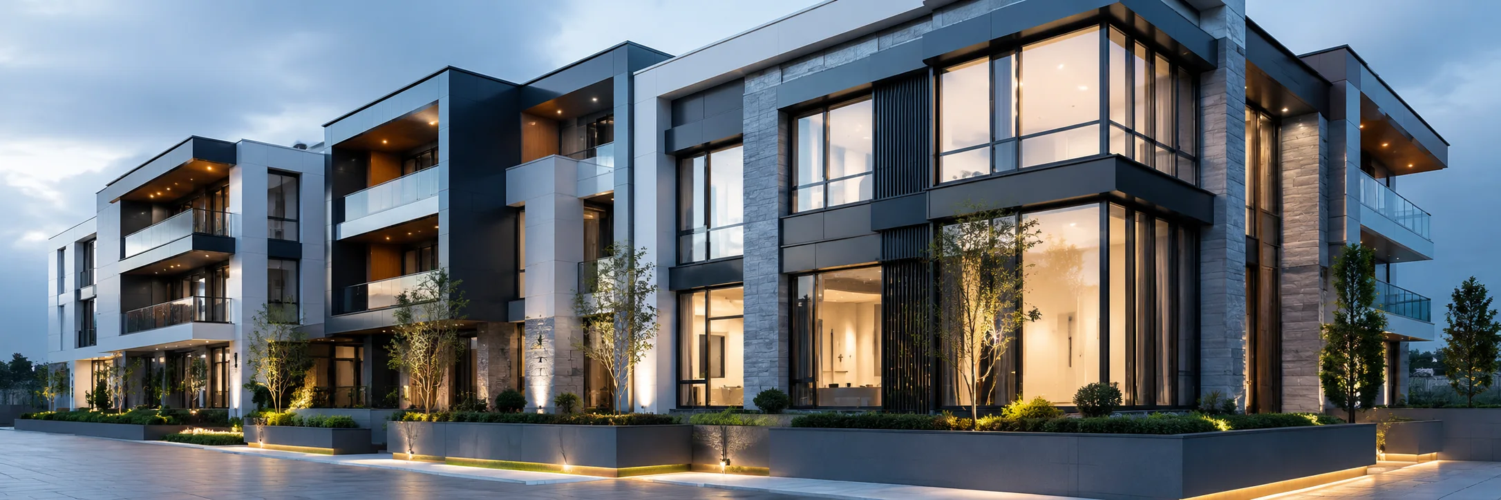 New Development Building Banner LinkedIn background profile building