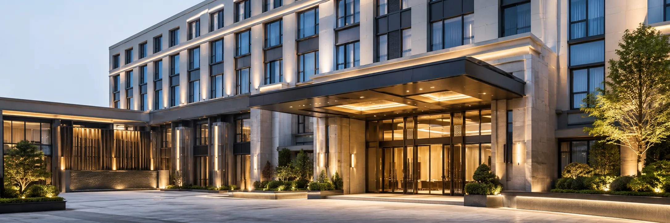 Hotel Building Profile Background LinkedIn background profile building