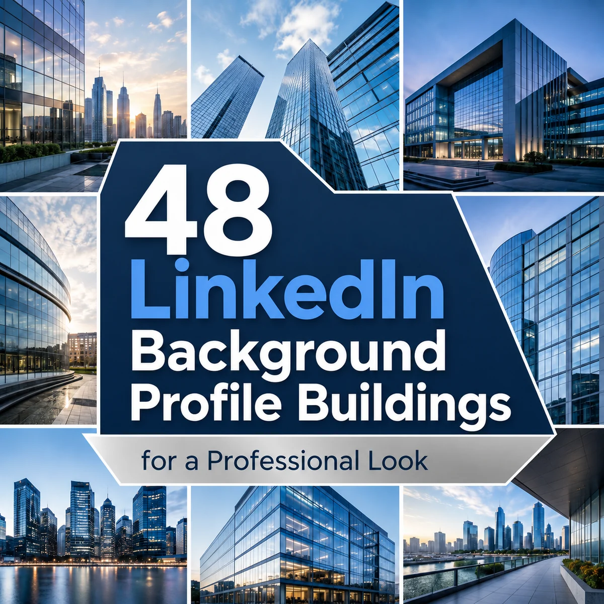 48 LinkedIn Background Profile Buildings for a Professional Look