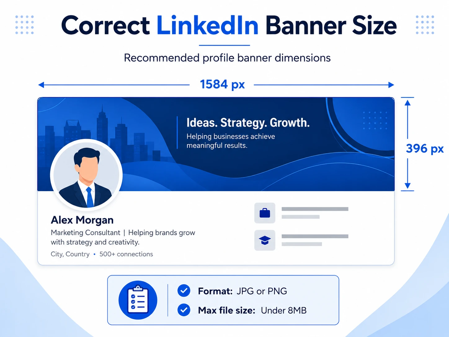 LinkedIn Banner Size Guide: Best Dimensions, File Type, and Safe Area