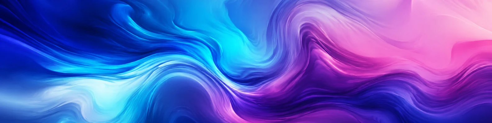 Abstract fluid color motion LinkedIn background banner with blue purple teal and pink liquid movement