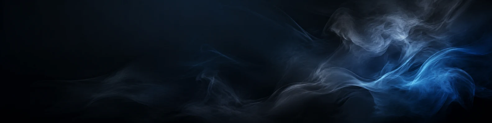 Abstract smoke texture LinkedIn background banner with charcoal black navy grey and subtle blue highlights