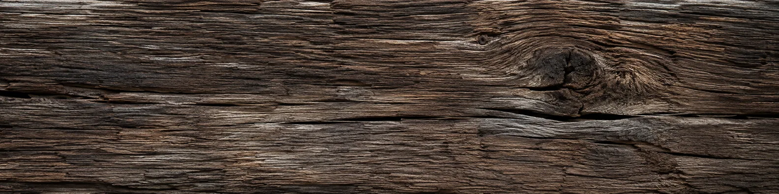 Aged timber texture with deep grain, cracks, and weathered rustic detail LinkedIn background banner