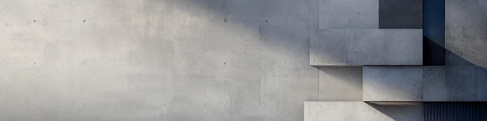 Concrete city texture with clean architectural surface, soft shadows, and minimal urban style LinkedIn banner