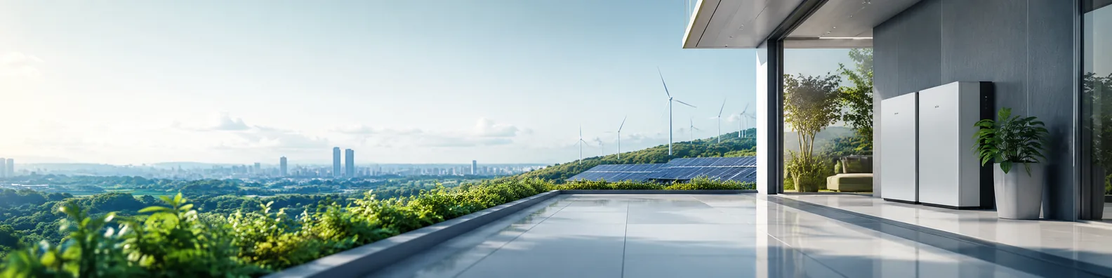 Clean technology and renewable energy LinkedIn background banner