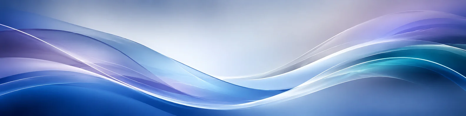 Endless curve abstract LinkedIn background banner with blue purple teal white silver continuous flowing curves and smooth motion