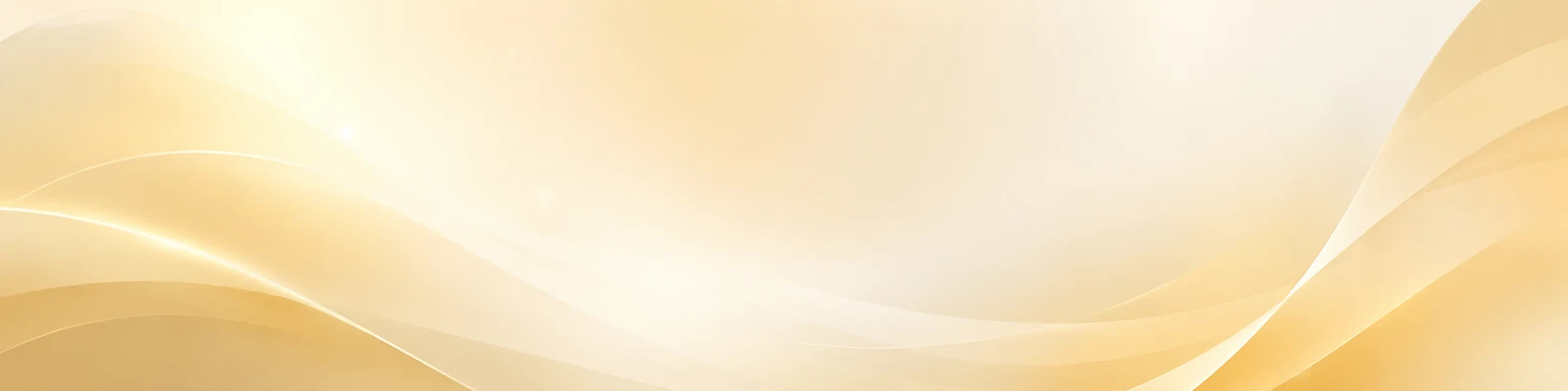 Soft gold gradient abstract LinkedIn background banner with champagne gold pale yellow cream beige and white flowing shapes