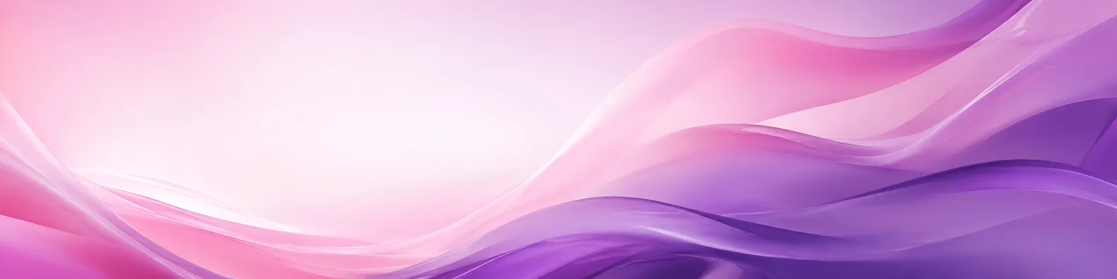 Soft pink and purple flowing abstract waves with smooth pastel gradients LinkedIn background banner