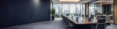 Boardroom Meeting Background professional business LinkedIn background banner with clean corporate styling