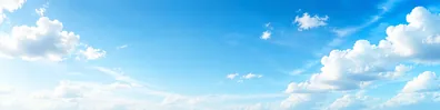 Daytime sky with soft white clouds LinkedIn background banner