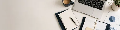 Entrepreneur Planning Background professional business LinkedIn background banner with clean corporate styling
