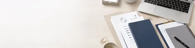 Professional Documents Desk professional business LinkedIn background banner with clean corporate styling