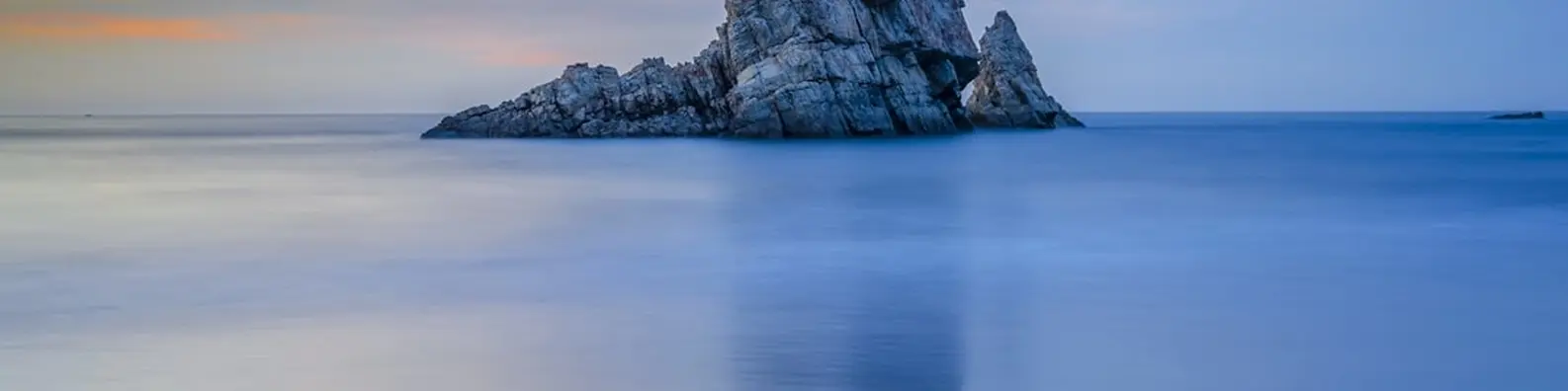 Crimson Sky Over Calm Sea