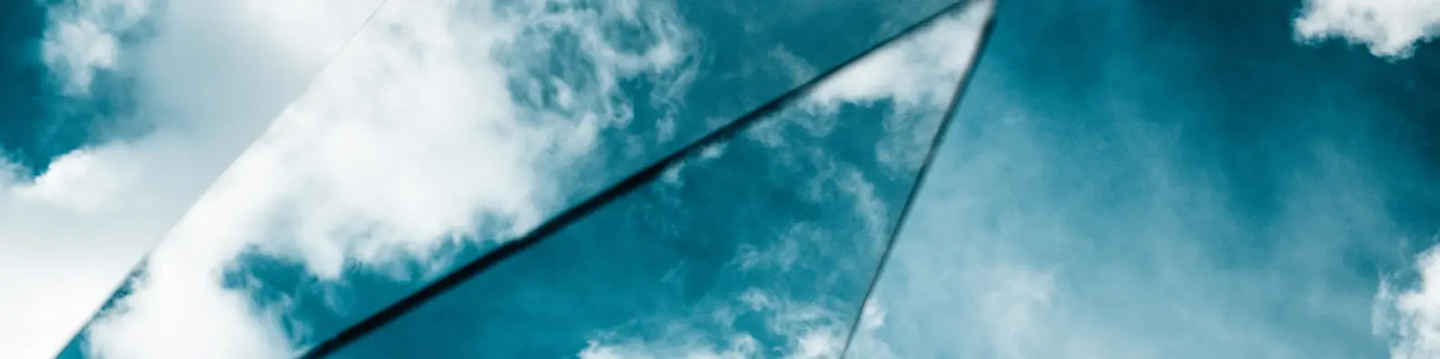 Glass And Sky Background