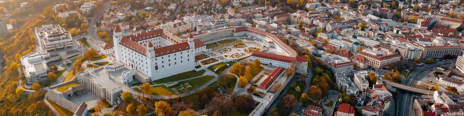 Red Roofs Background