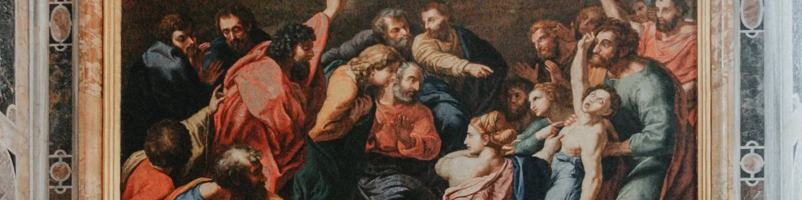 Romanesque Art Wall Background