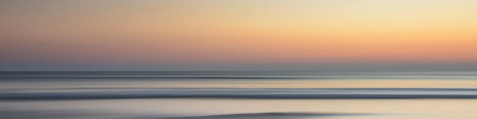 Serene Calm Sea Banner