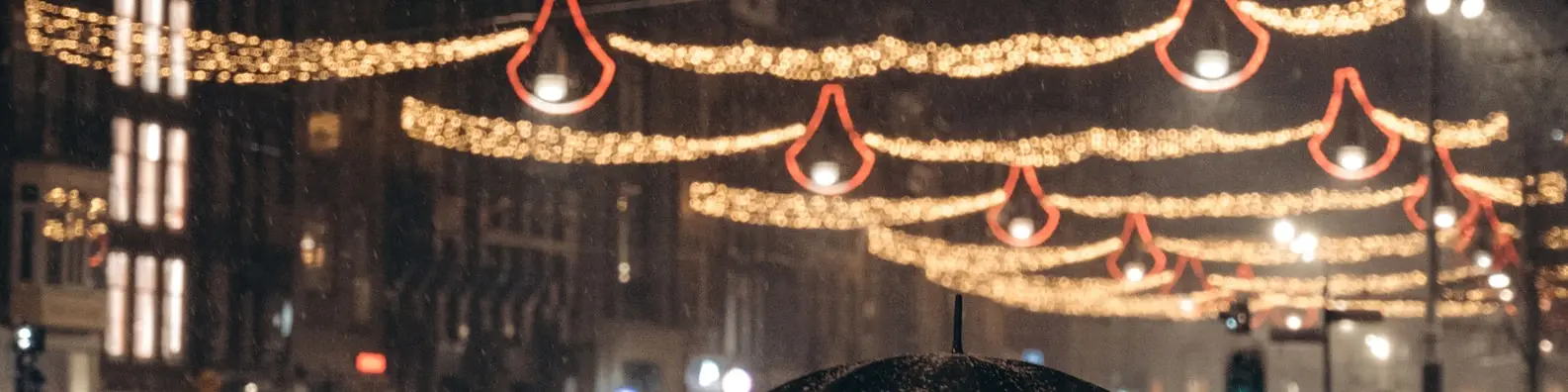 Snowy Urban Background