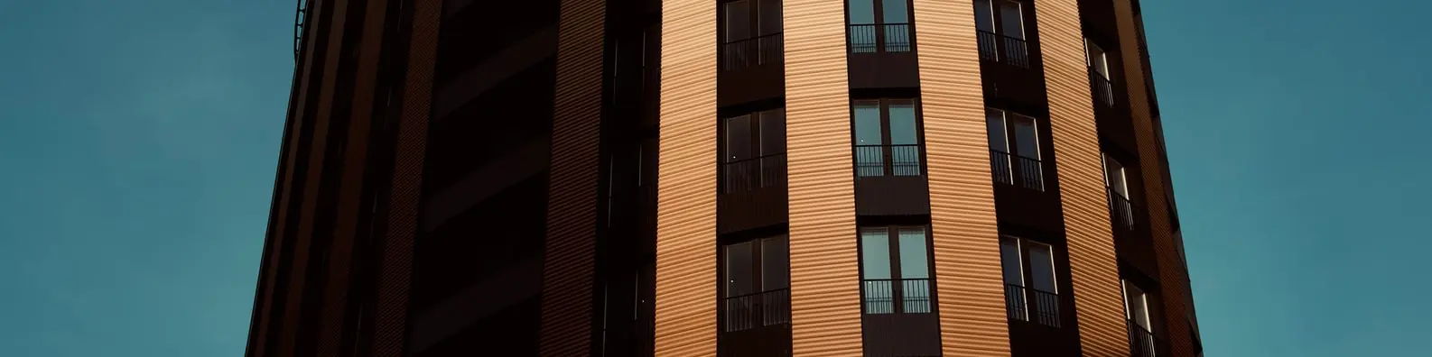 Tall Urban Building Banner