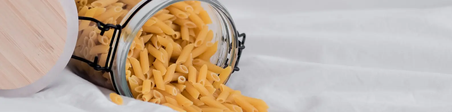 Uncooked Pasta Display