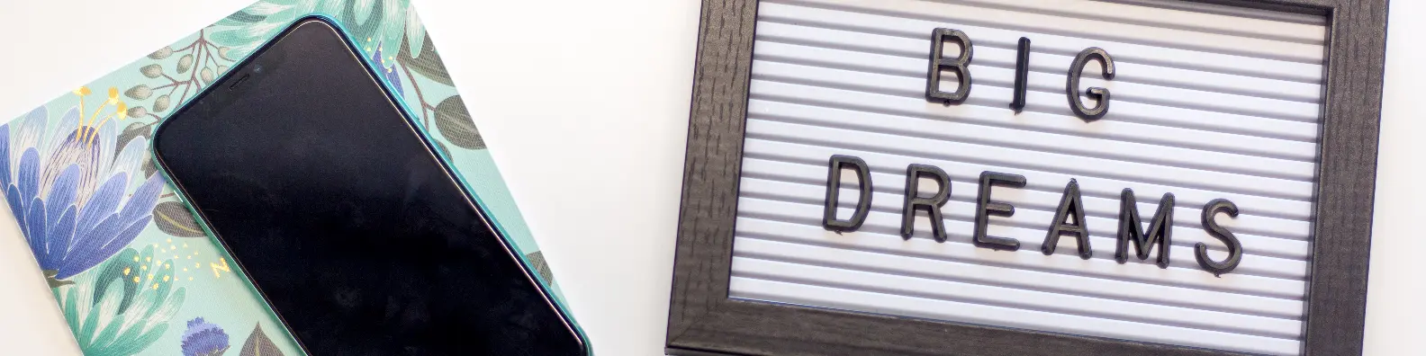 Big Dreams Wooden Frame Top View